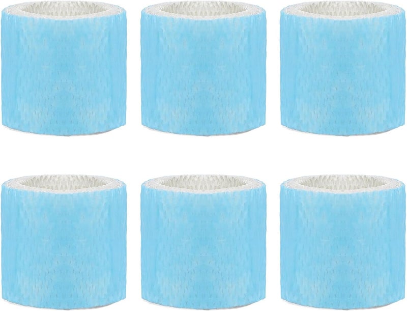 BIHARNT 6 Pack Humidifier Filters HAC-504 Replacement for Honeywell Humidifier Filter, Filter A Humidifier Filter Replacement for HCM300/350/600/700 Honeywell Humidifier, Blue - Image 1